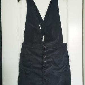 Free people black size 10 corduroy dress